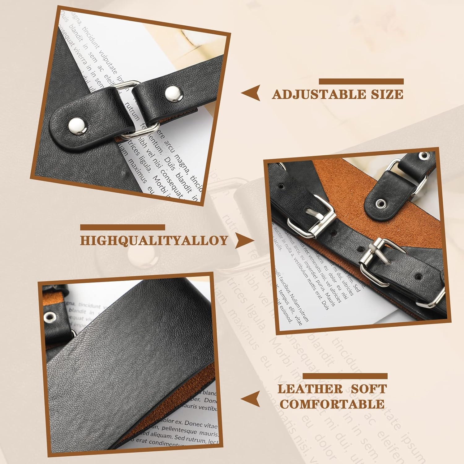 2 Pcs Women Leather Waist Belt Leather Harness for Women Fashion Body Chain Adjustable Waist Belt for Party Cosplay - Image 6