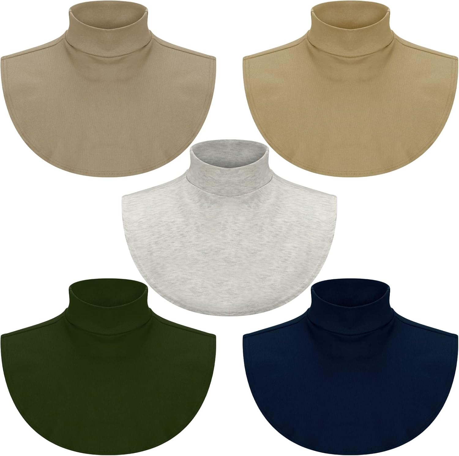 Fake Turtleneck Dickey Collars Women Half Top Mock Collar Neck Wear in Sweater Hoodie High Neck Mock Collar - Image 1