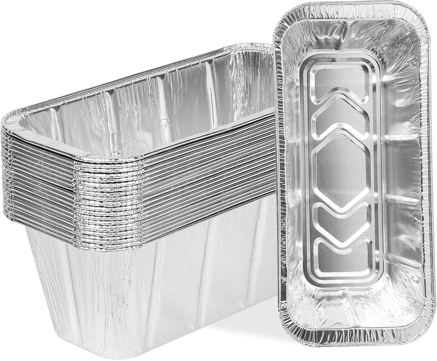 50-Pack Grease Cup Liners for Blackstone 28, 30, 36, 17, 22 Inch Griddle with Rear Grease Cup, Disposable Aluminum Foil Drip Pan, 8 x 3.7 Inch, 5017 - Image 1