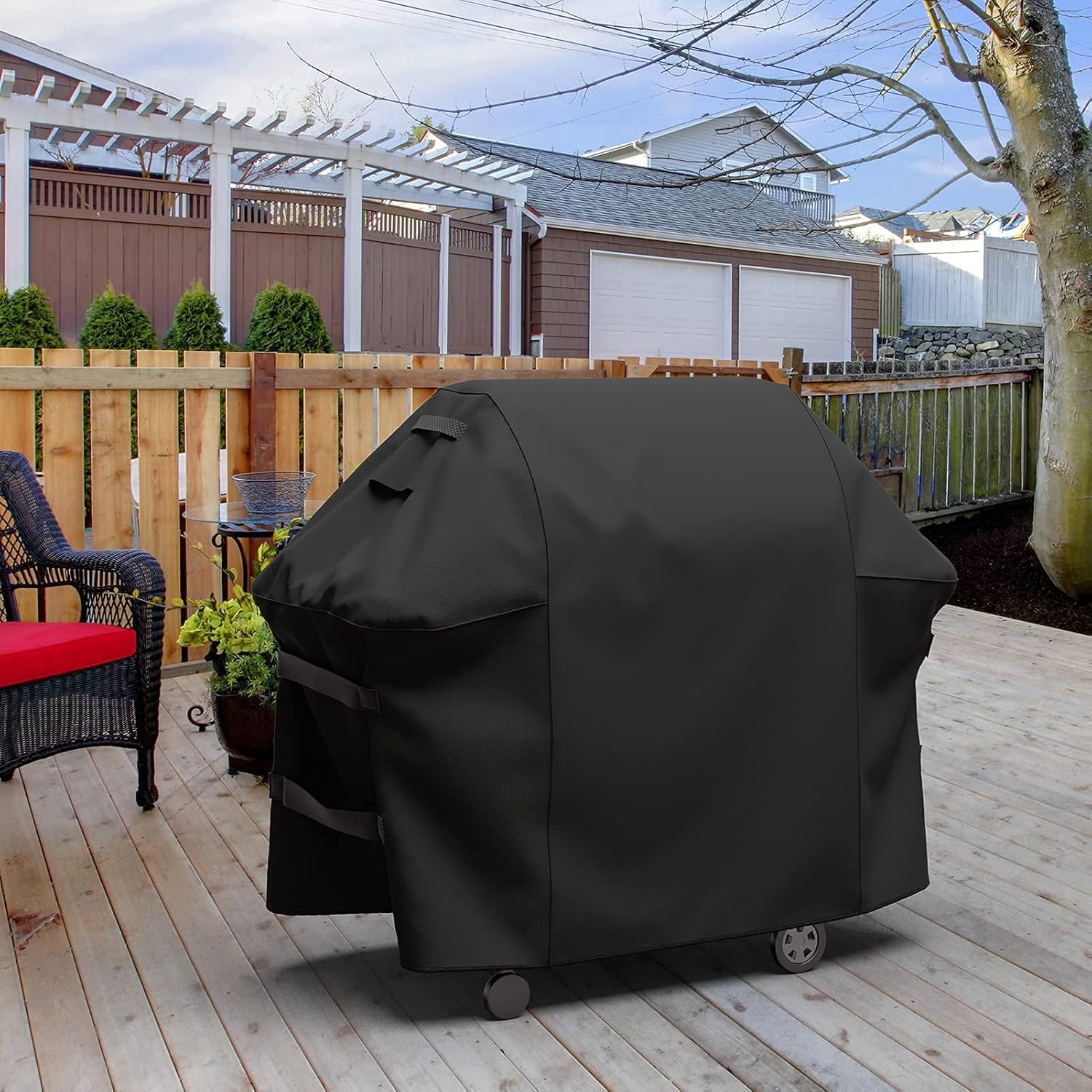 72 Inch Waterproof Cover for Outdoor Grills and Griddles - Compatible with Members Mark, Napoleon Prestige 500, Cuisinart Woodcreek 4-in-1 and More 5-6 Burner Models - Image 7