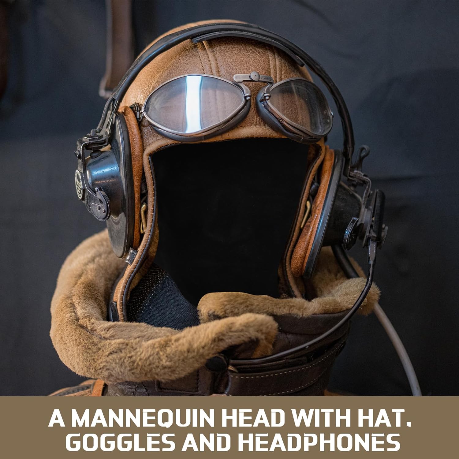 4 Pcs Black Mannequin Head Stand Model Male Wigs Display Model Velvet Foam Mask Display Stand Headsets Mount Manikin Head or Wig Hat Glasses - Image 5