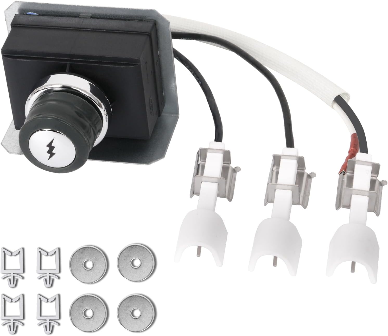 7628 Grill Igniter Kit (1836-13) for Weber Genesis 310 & 320 Gas Grills with Front Control (2011-2016) - Image 1