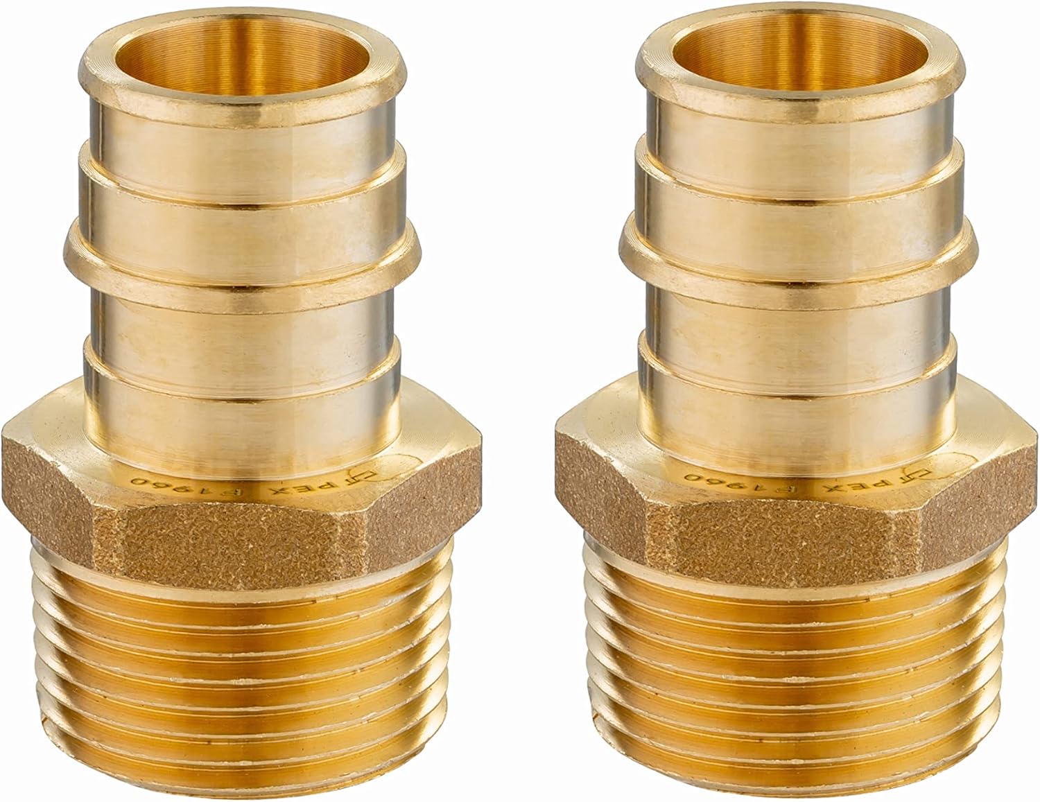 (Pack of 2)  Pex A Full Flow Expansion Brass Fittings 1