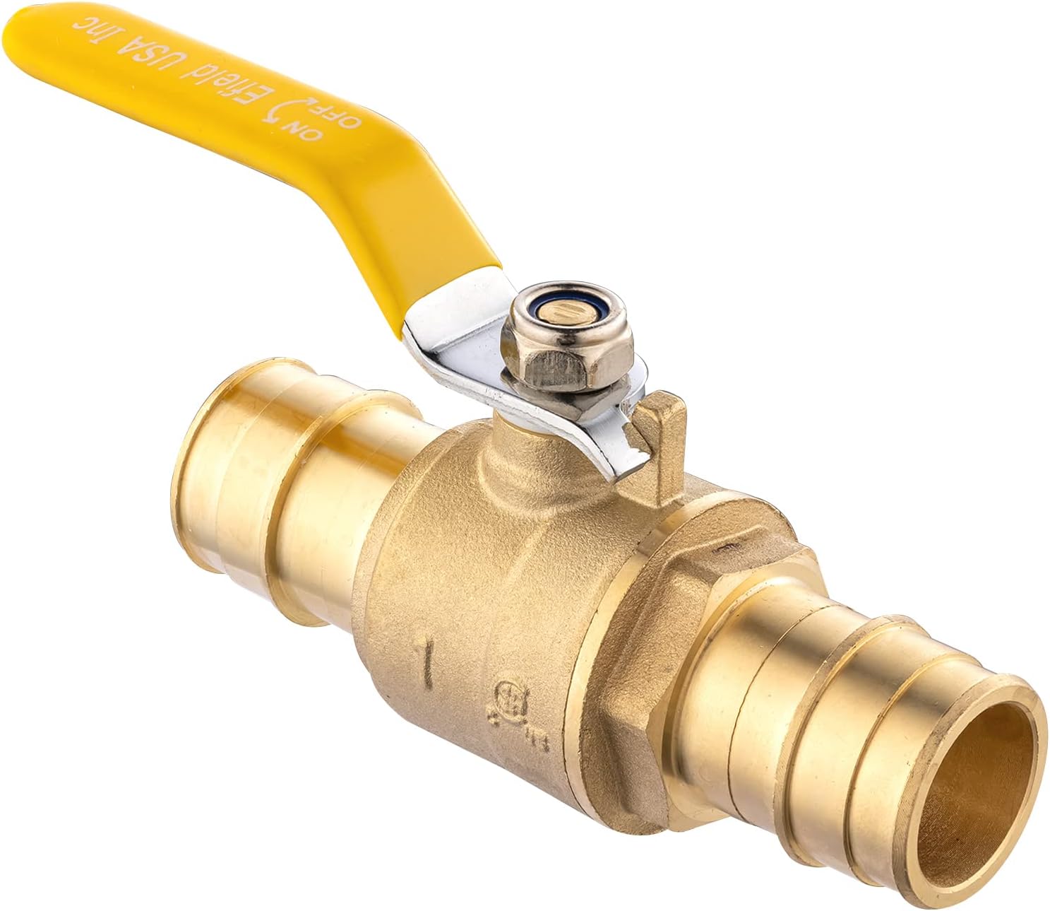 1 Inch Brass Full Port Ball Valve For Pex-A Pipe, ASTM F1960 Expansion Connection Only, Yellow Handle,(VALVE155) - Image 3