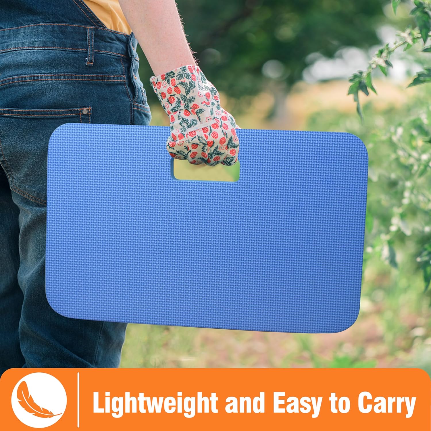 3-Pack Garden Kneeling Pad - For Gardening, Baby Bath, Yoga, Pilates, Exercise, Blue - Image 4