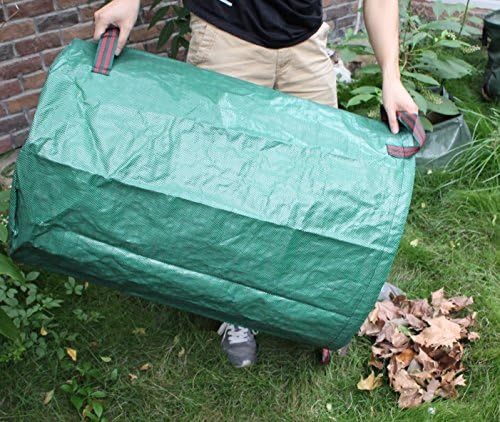 6-Pack 72 Gallon Yard Waste Bags, Reusable Heavy Duty Collapsible Garden Leaf Bags with Plastic Ring, Stand-Up Yard Waste Bin for Leaves, Lawn Debris & Grass Clippings - Image 5