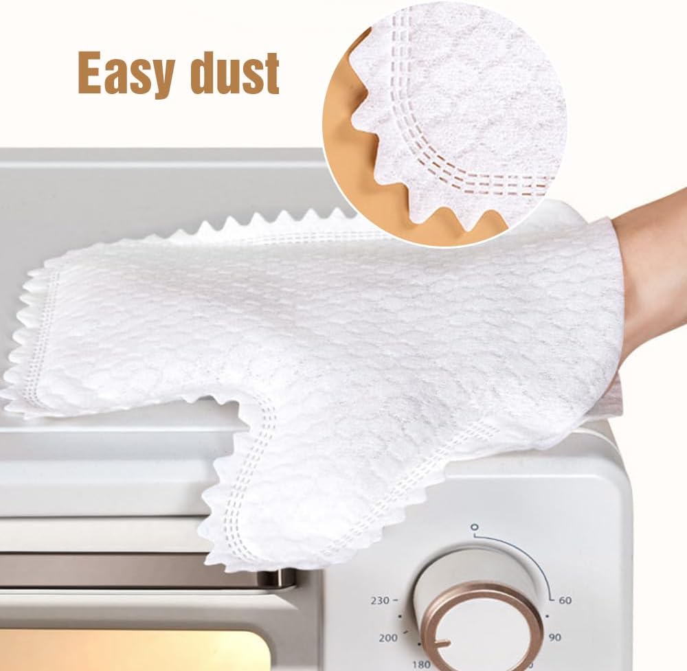 Multi-purpose Washable Dusting Gloves, 2026 Dual-Sided Pet Hair Cleaning Gloves Reusable Wet Dry Kitchen Mitt - Image 6