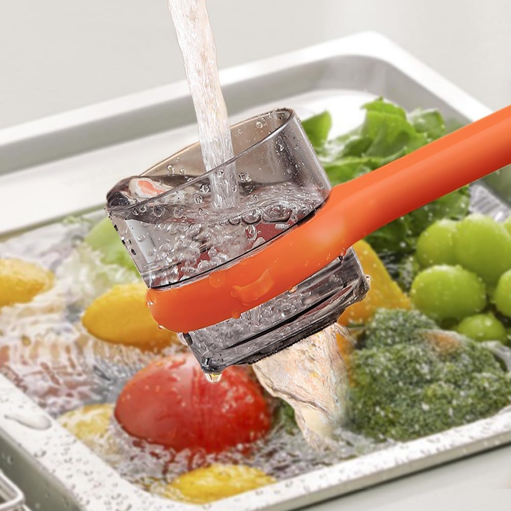 Kitchen Special Fruit Peeler with Box Storage, Upgrade Vegetable Peeler with Catcher Peeler with Storage Bucket, 2026 New Double-Sided Stainless Steel Multi-Function Peelers (Green+Orange) - Image 6