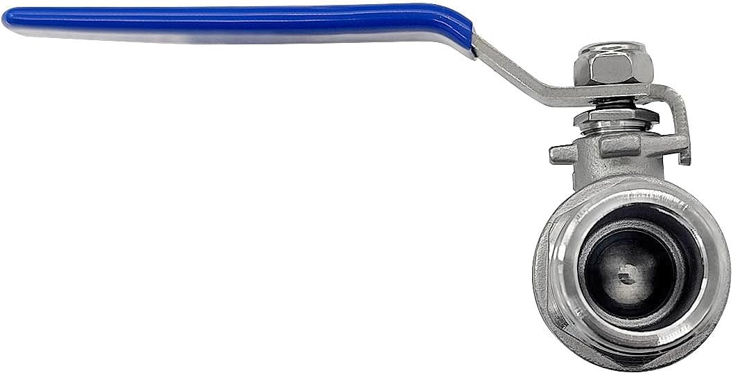 Stainless Steel 3/4 Garden Hose Shut Off Valve Full Flow GHT Thread Heavy Duty Connector(Pack of 2) - Image 3