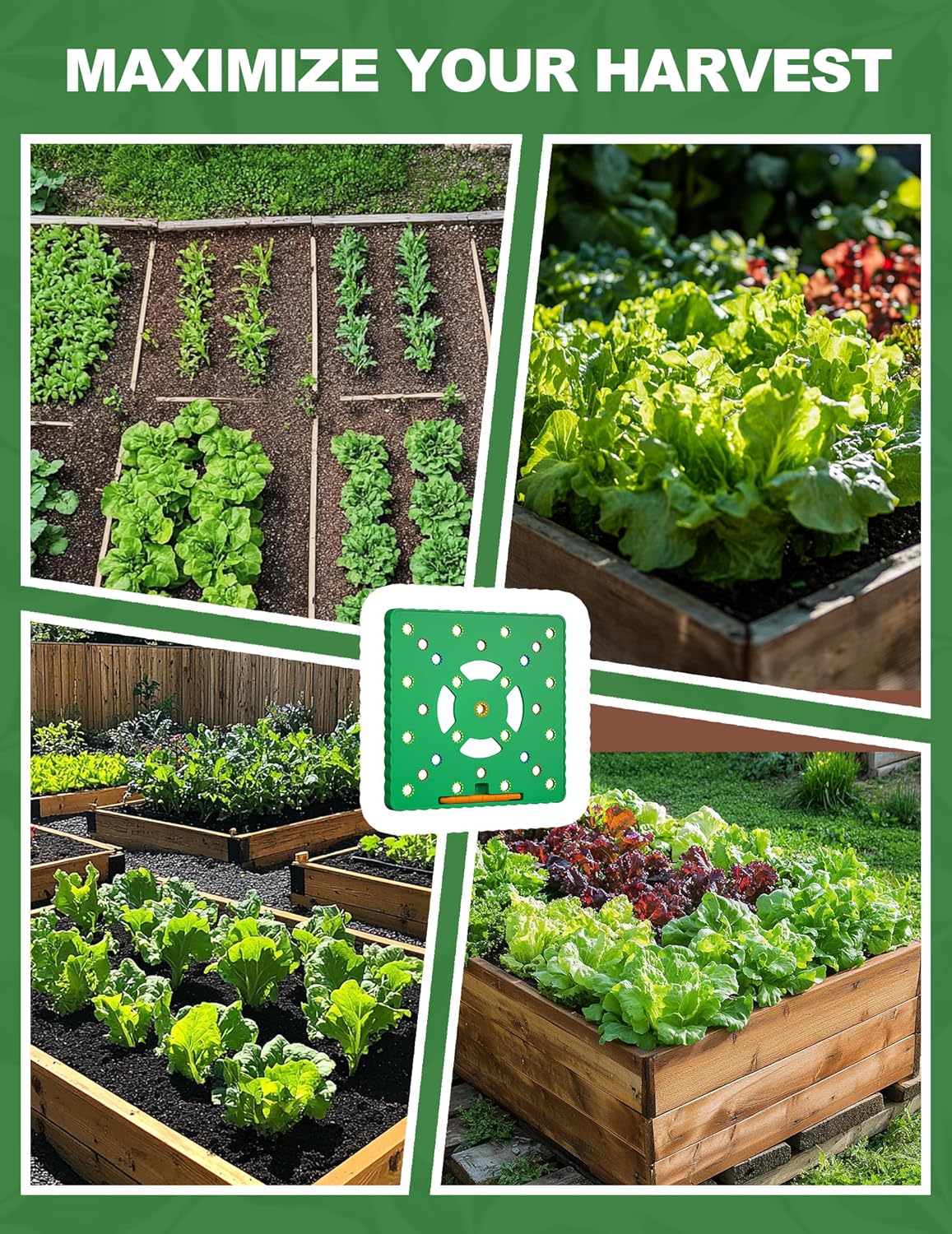 Seed Spacer Tool for Square Foot Gardens - Maximize Your Garden Space and minimize Weeds with This Premium Garden Tool - Image 3