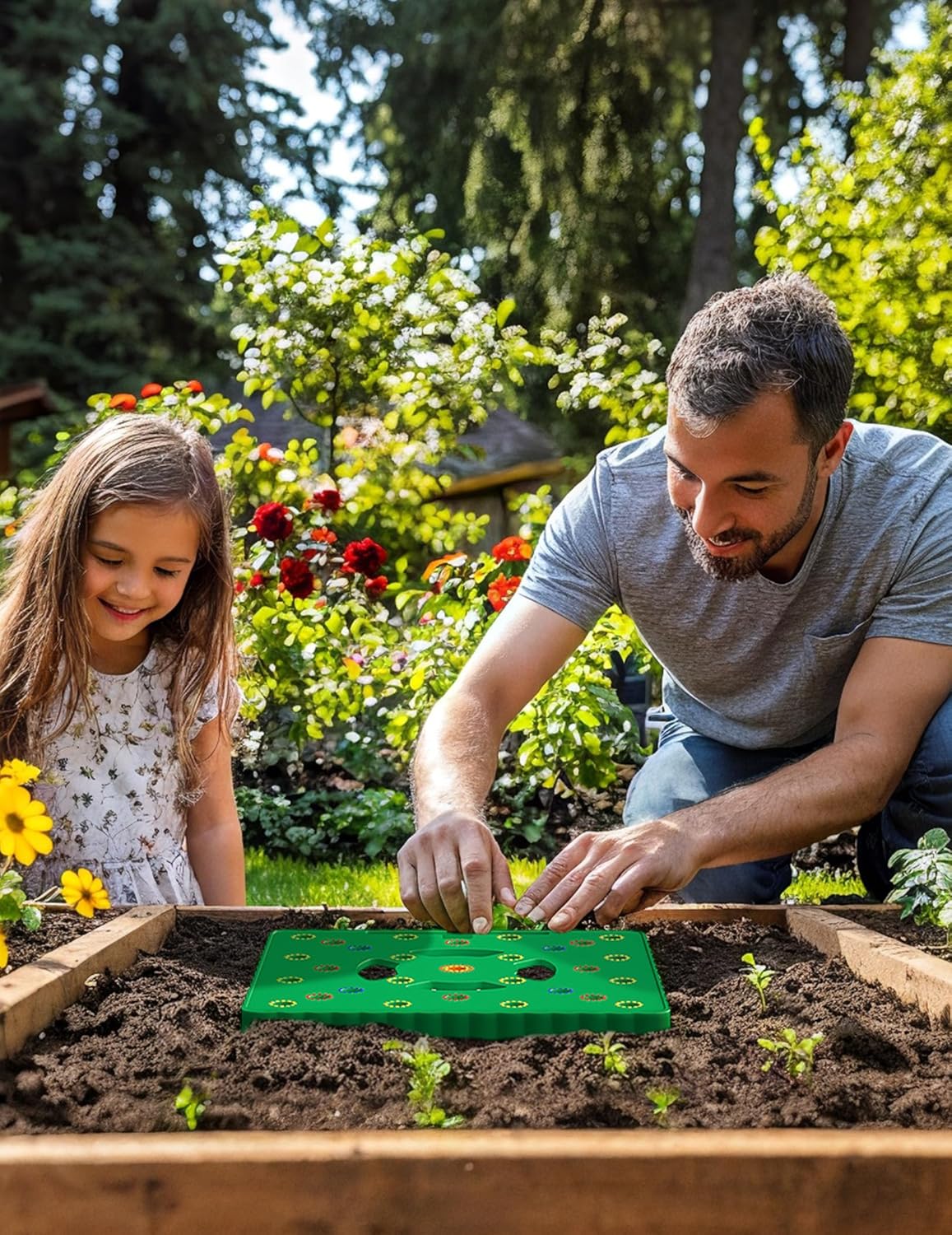 Seed Spacer Tool for Square Foot Gardens - Maximize Your Garden Space and minimize Weeds with This Premium Garden Tool - Image 4