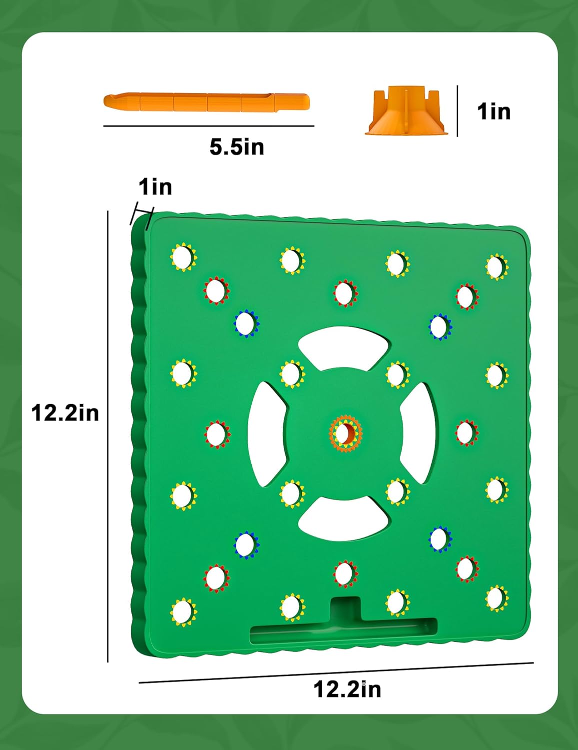 Seed Spacer Tool for Square Foot Gardens - Maximize Your Garden Space and minimize Weeds with This Premium Garden Tool - Image 5