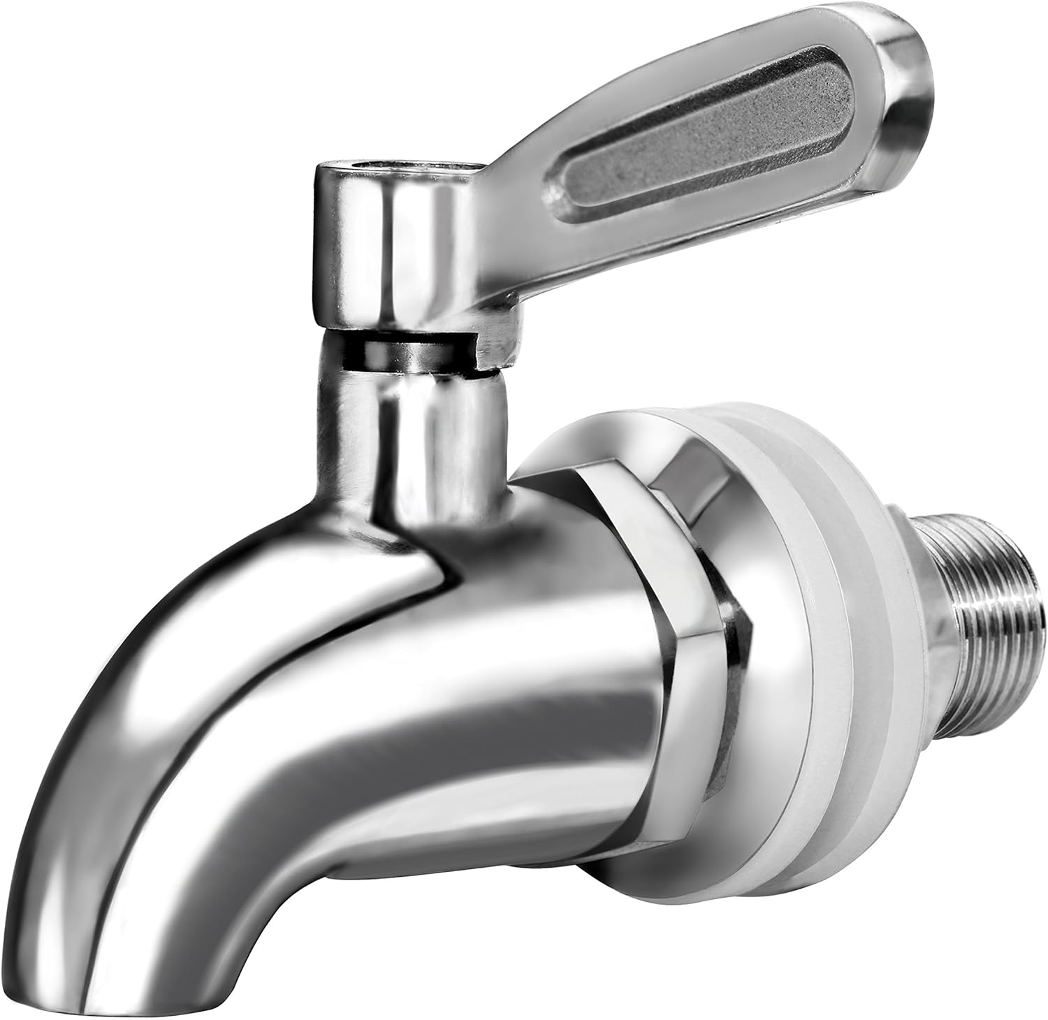 Updated More Durable Beverage Dispenser Replacement Spigot,Stainless Steel Polished Finished, Water Dispenser Replacement Faucet, fits Berkey and Other Gravity Filter Systems as Well - Image 1