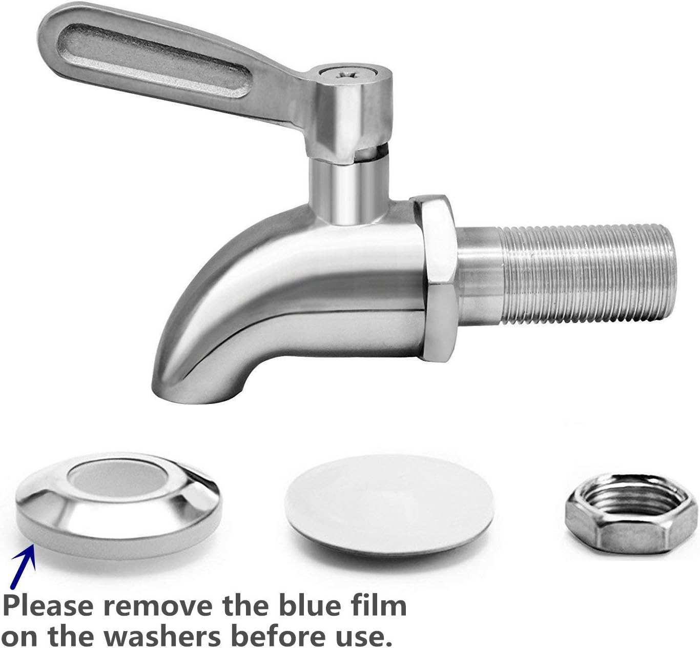 Updated More Durable Beverage Dispenser Replacement Spigot,Stainless Steel Polished Finished, Water Dispenser Replacement Faucet, fits Berkey and Other Gravity Filter Systems as Well - Image 4