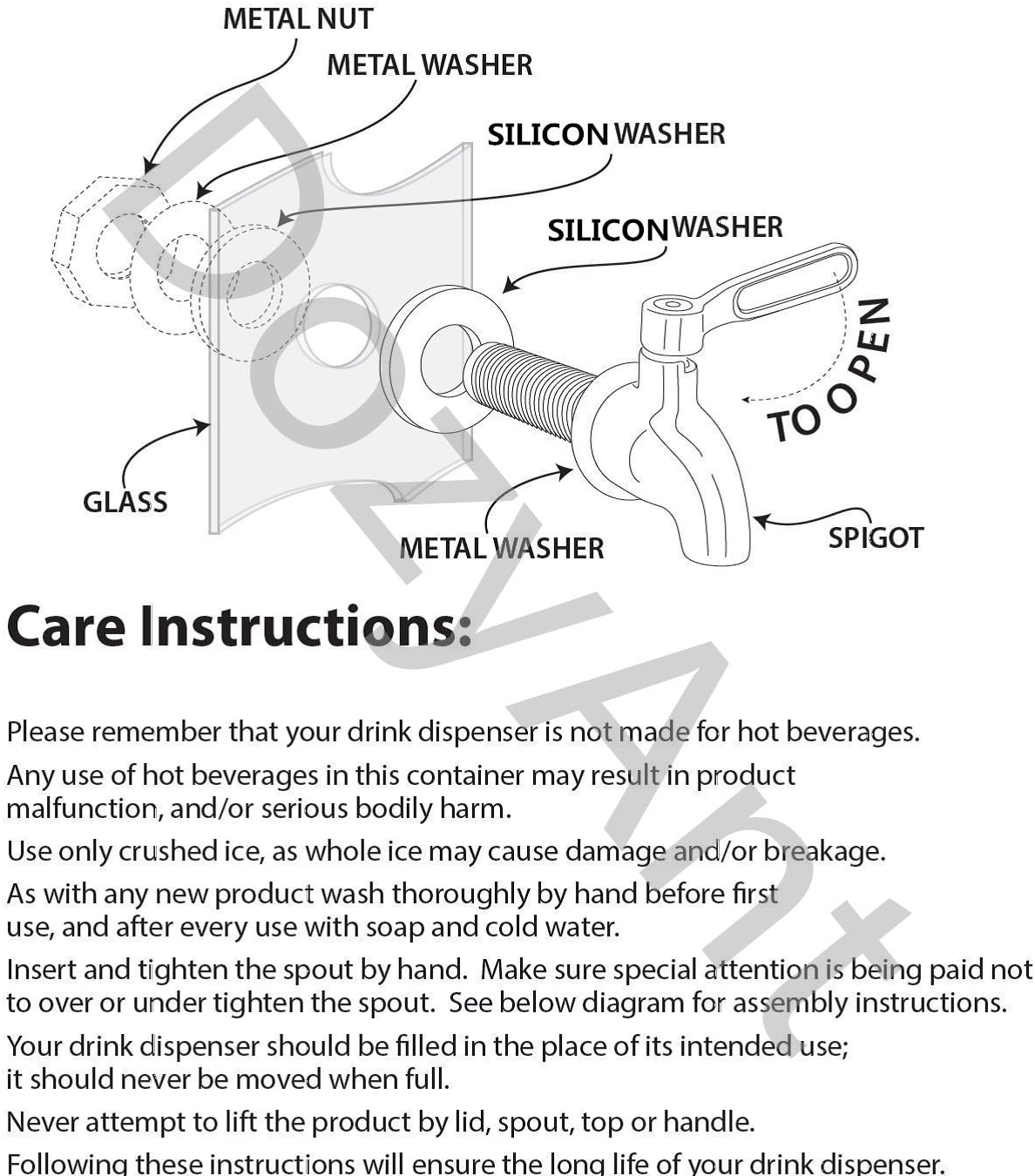 Updated More Durable Beverage Dispenser Replacement Spigot,Stainless Steel Polished Finished, Water Dispenser Replacement Faucet, fits Berkey and Other Gravity Filter Systems as Well - Image 7