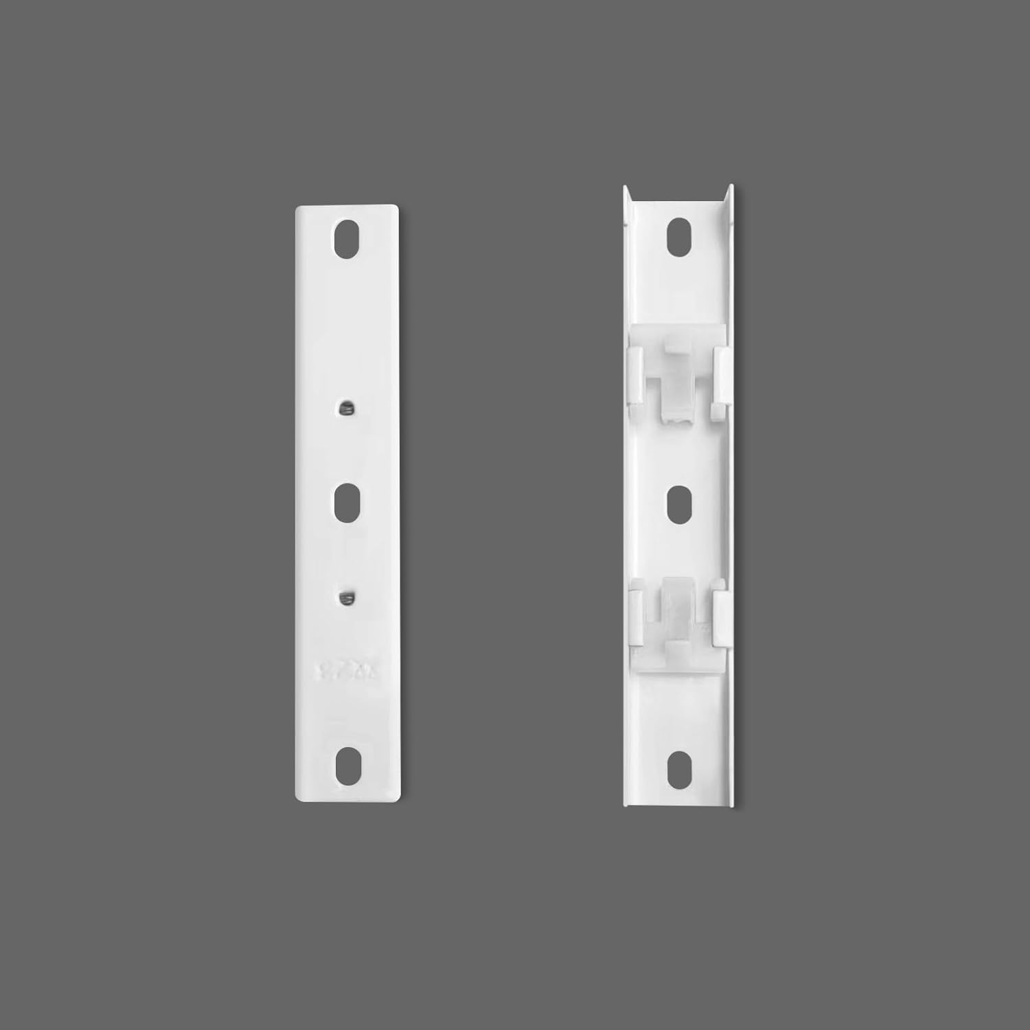 Double Track Bracket White, 10pcs - Image 1