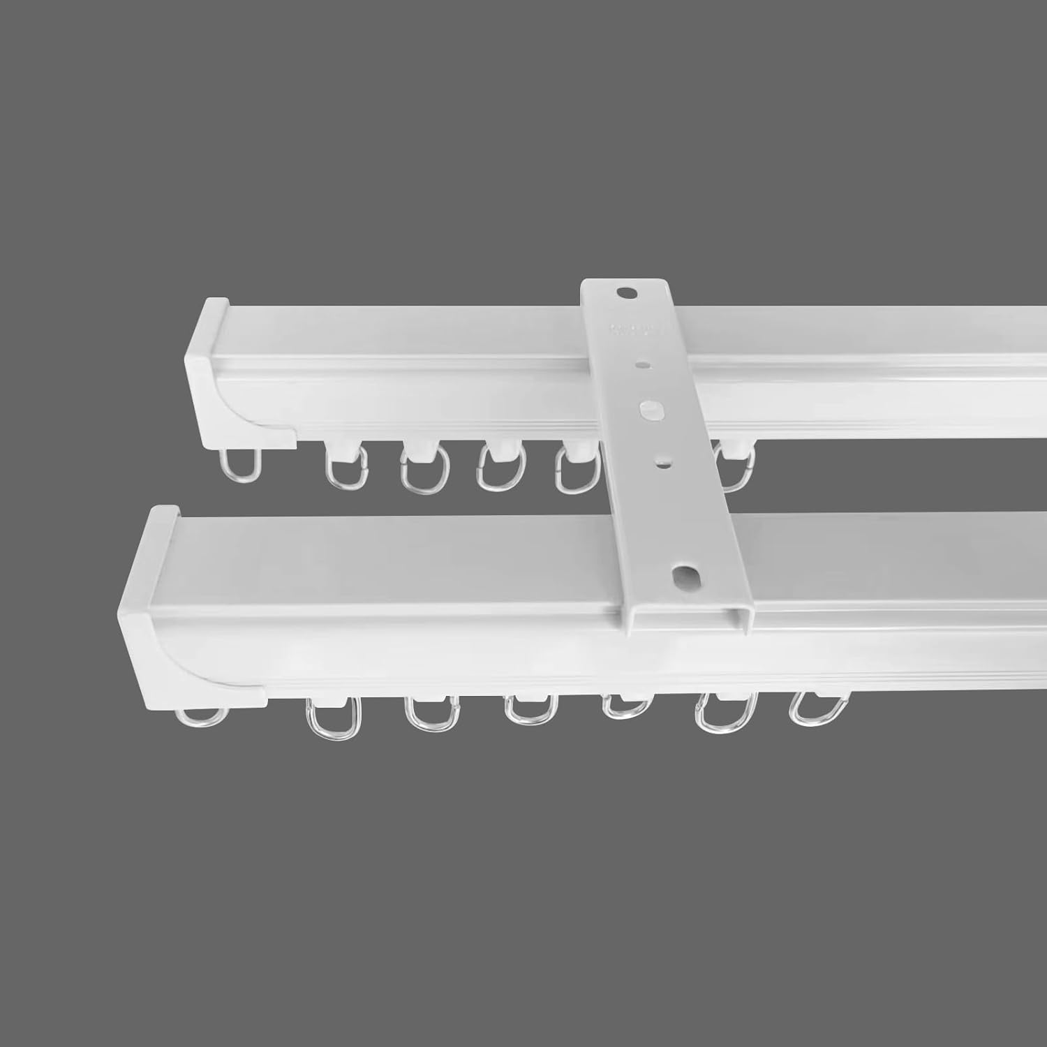 Double Track Bracket White, 10pcs - Image 2