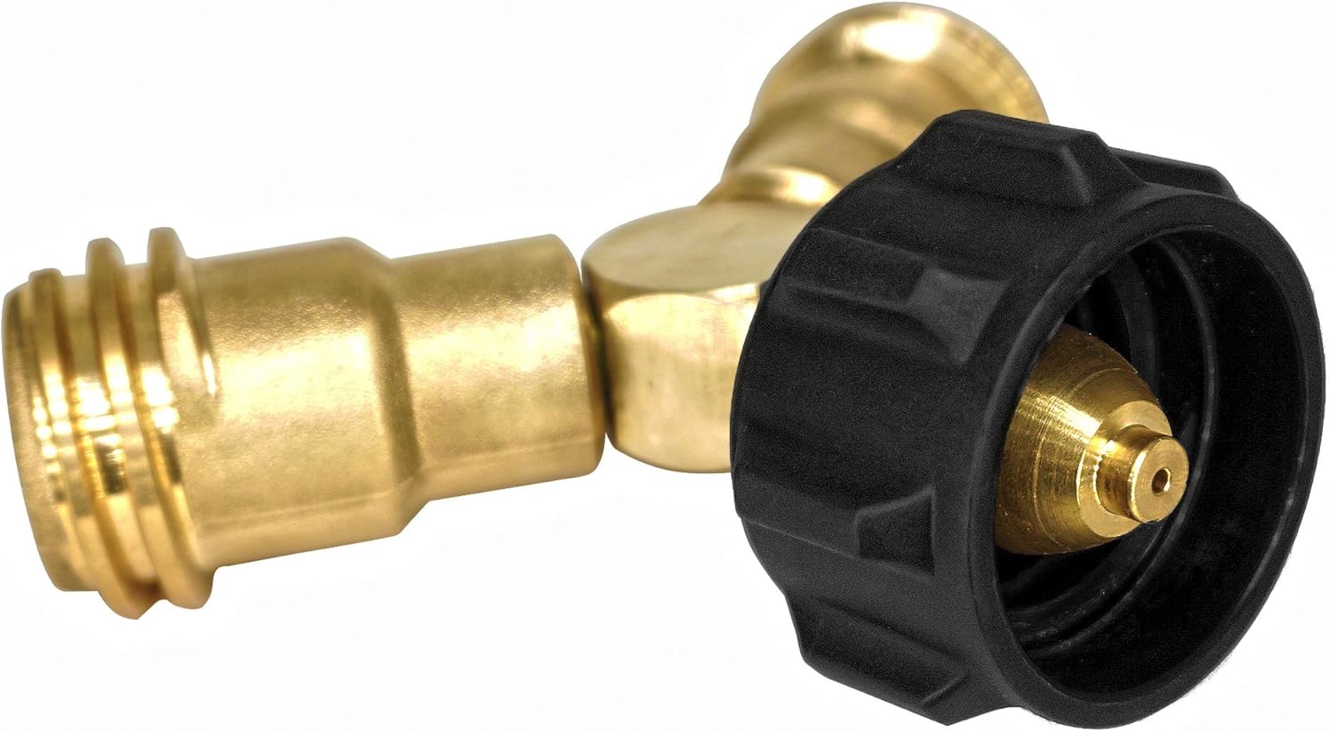Propane Splitter, 2 Way LP Gas Adapter Tee Connector for 20lb Propane Tank Cylinder, Work with BBQ Grills, Camping Stoves, Gas Burners, Heater - Image 2