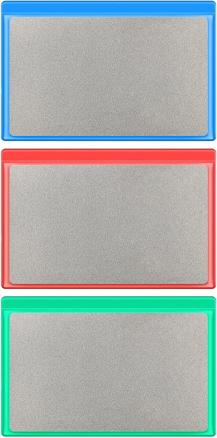 3 Pieces Credit Card Size Sharpening Stone 300# 600# 1000# Credit Card Diamond File Set Card Sized- Extra-Fine, Fine and Coarse Diamond - Image 1