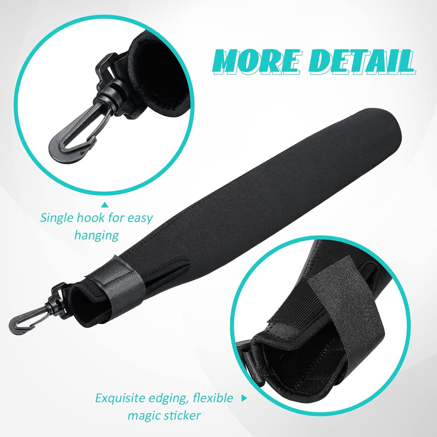 4 Pcs Baseball Bat Sleeve Softball Bat Warmer Batting Training for Composite Cover Warmer Sport Sleeve Protector Reduces Vibration, Black - Image 4