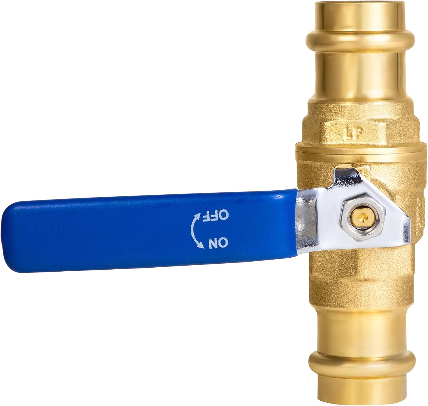 3/4 in Lead-Free Press Ball Valve,Press into 3/4