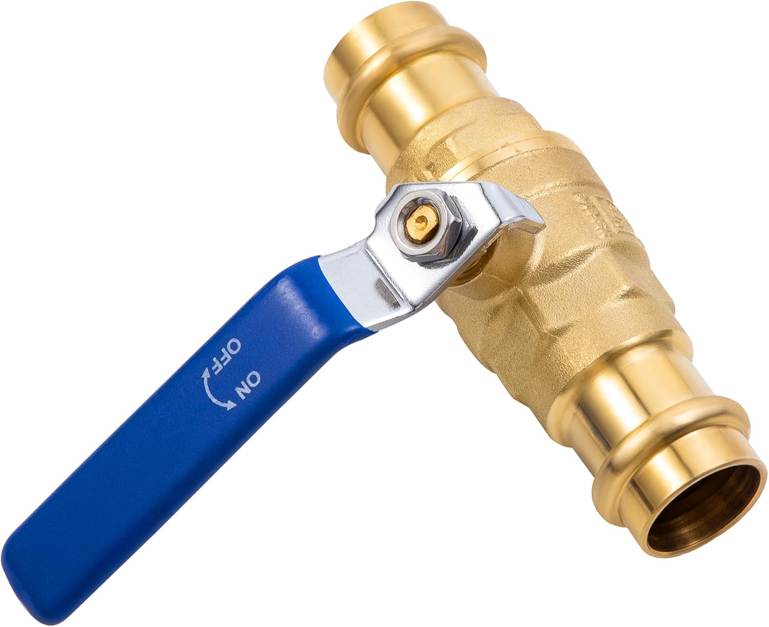 3/4 in Lead-Free Press Ball Valve,Press into 3/4