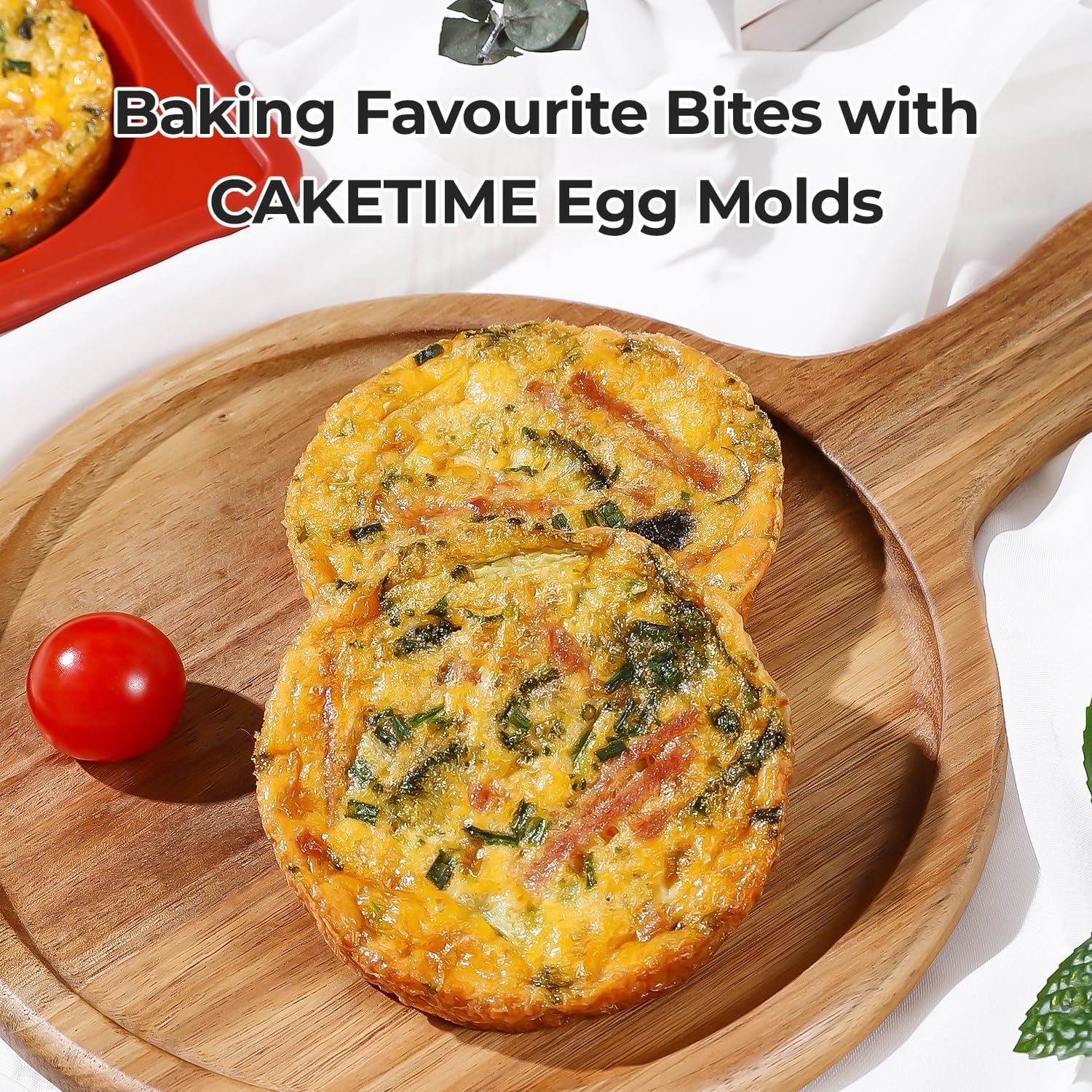 Silicone Muffin Top Pan & Metal Frame Round Egg Baking Pan - Image 8