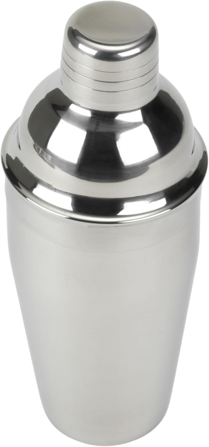 Gourmet 16oz Stainless Steel Cocktail Shaker with 1oz Jigger Cap, Bar Tool with Built-in Strainer, Freezer Safe Drink Mixer, Professional Shaker for Cocktails and Mixed Drinks - Image 2
