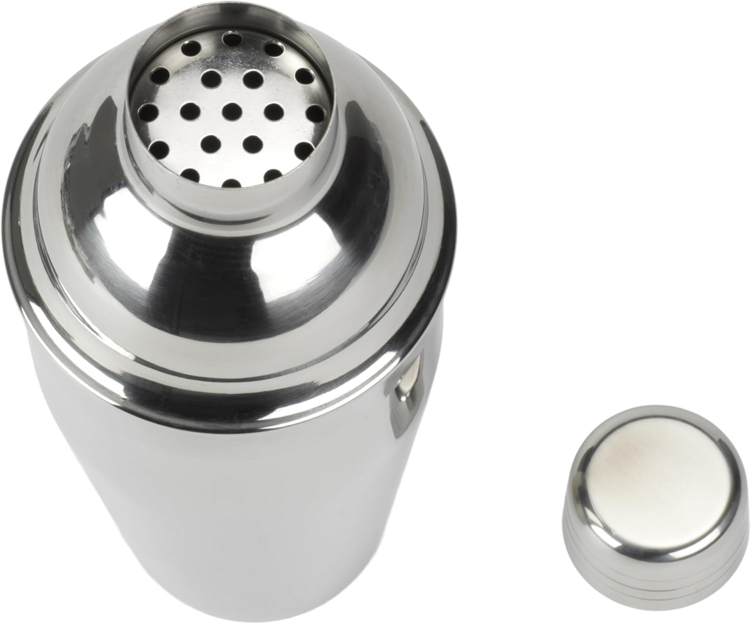 Gourmet 16oz Stainless Steel Cocktail Shaker with 1oz Jigger Cap, Bar Tool with Built-in Strainer, Freezer Safe Drink Mixer, Professional Shaker for Cocktails and Mixed Drinks - Image 3