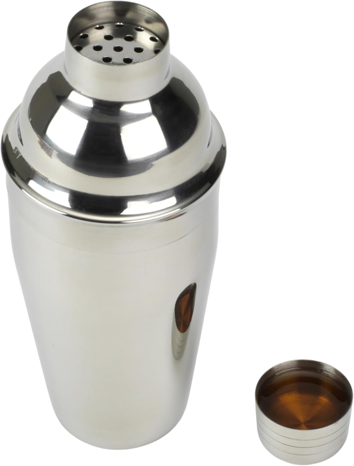 Gourmet 16oz Stainless Steel Cocktail Shaker with 1oz Jigger Cap, Bar Tool with Built-in Strainer, Freezer Safe Drink Mixer, Professional Shaker for Cocktails and Mixed Drinks - Image 4