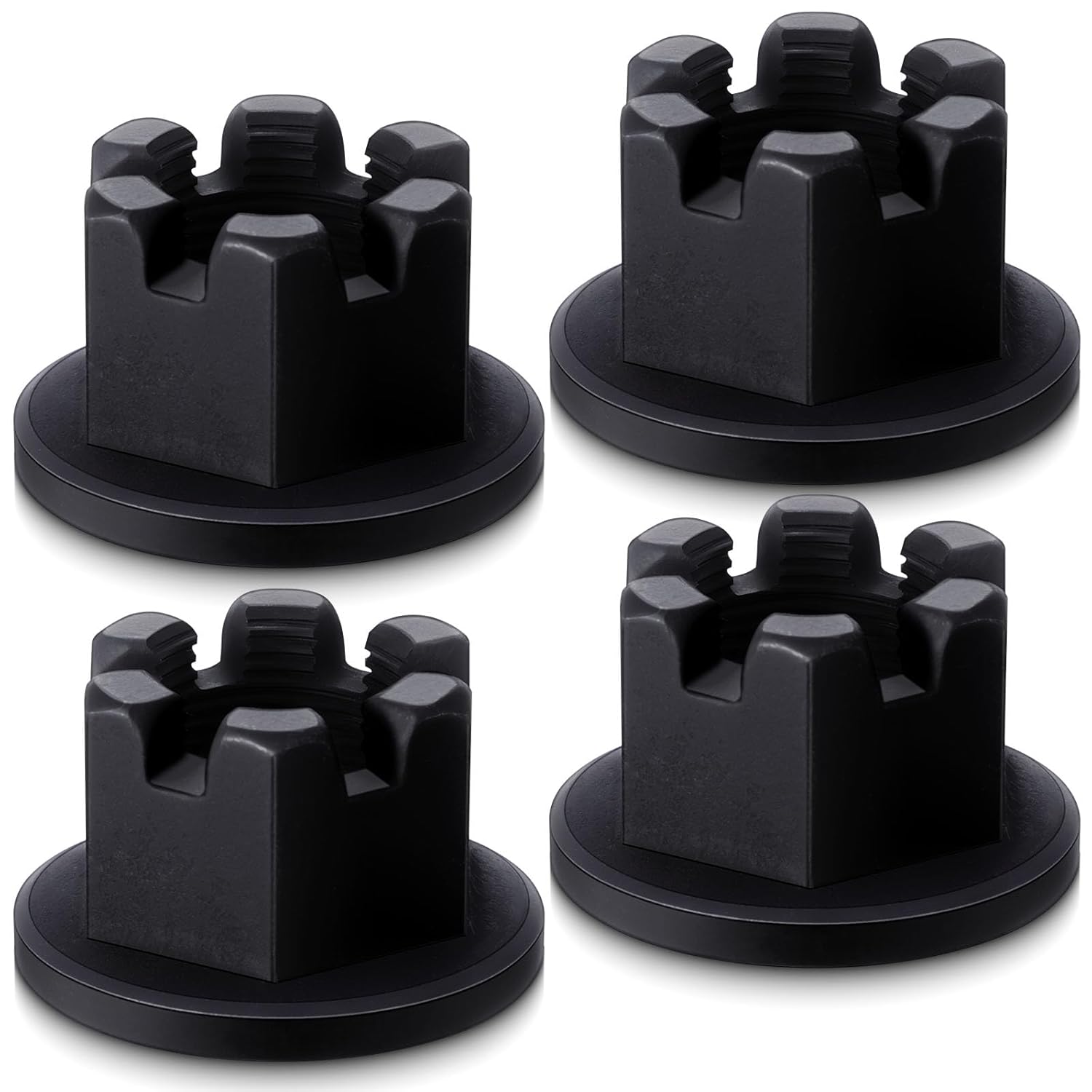 4 Pcs 501110 Rotary Cutter Castle Nut Compatible with King Kutter Rotary Cutter Gearbox 1
