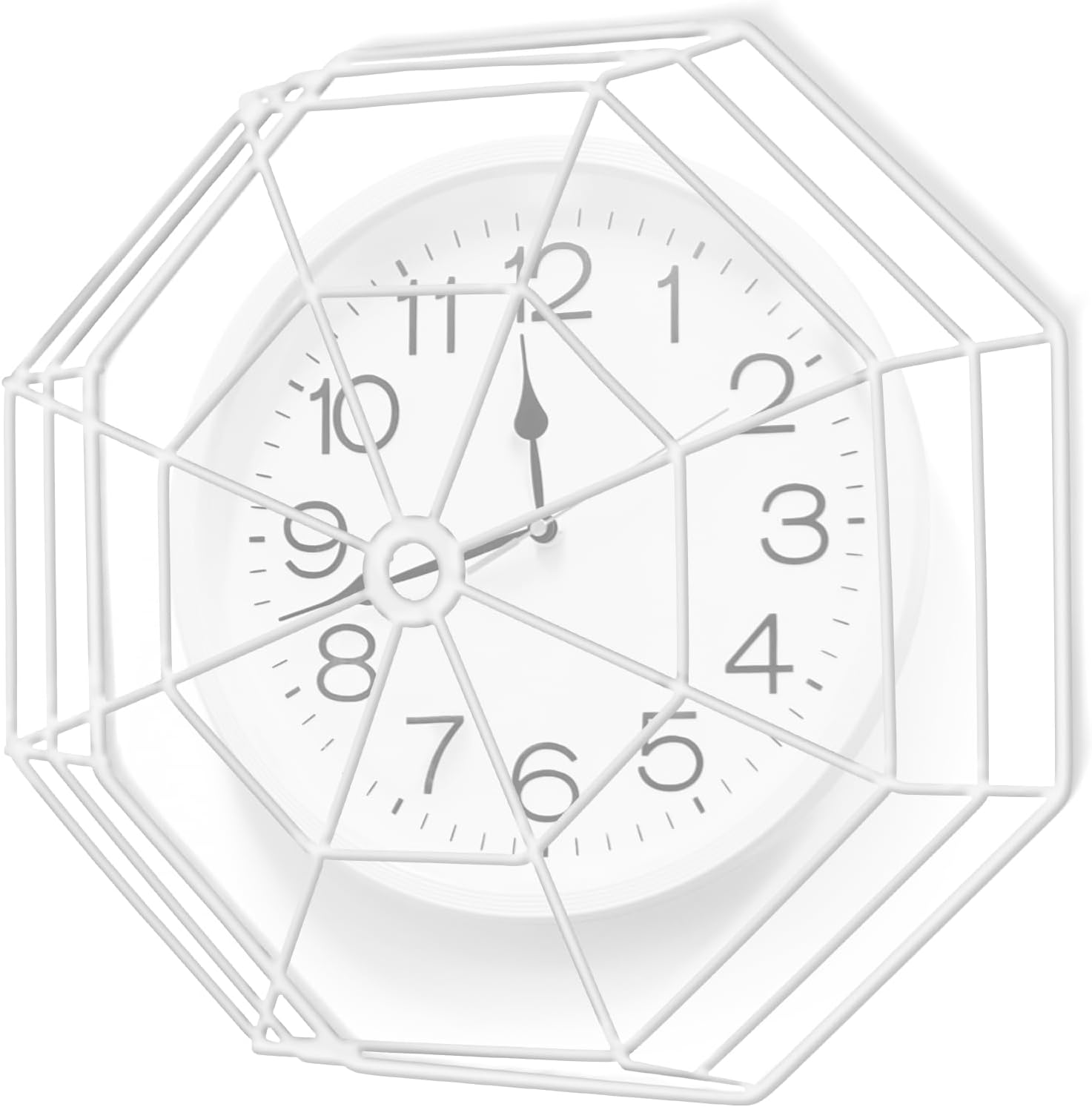 lulu Clock/Ball Damage Protector, Protective Coated Guard Device Safety Cover, 14.25 Inch Diameter, Iron, for Clock Damage Protector in The Gym - Image 1