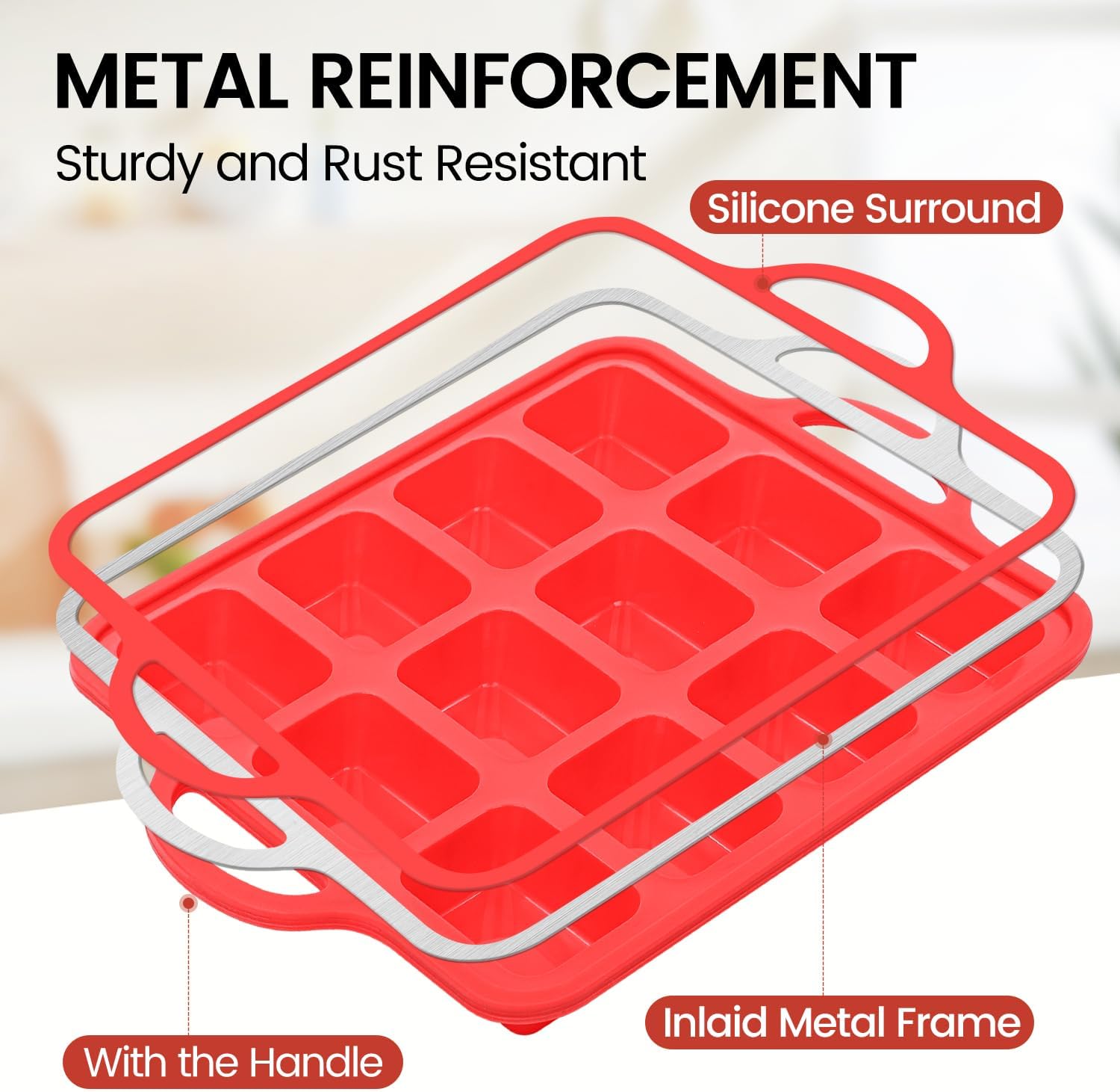 Silicone Muffin Top Pan & Silicone Mini Loaf Pan - Image 5