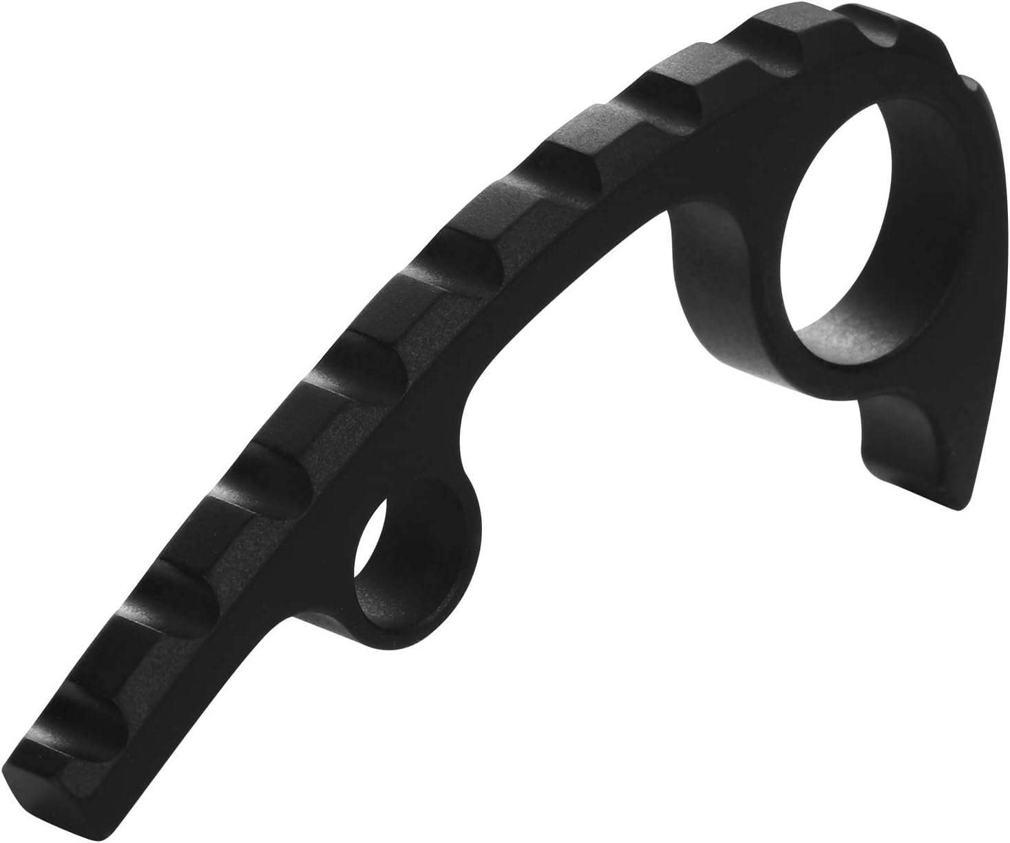 Anodized Titanium Back Spacer for Spyderco Para Military 3 (PM3), Not Fit FRN Lightweight Para 3, CNC Machined Spine Backspacer, Premium Custom Titanium Alloy Accessory – Black - Image 1