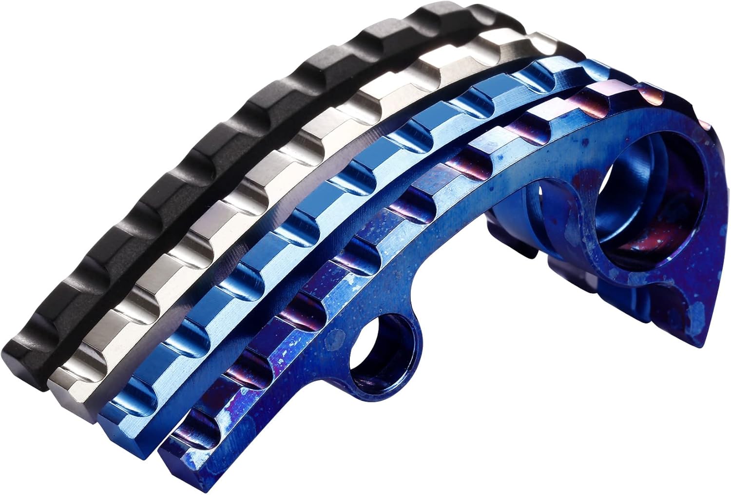 Anodized Titanium Back Spacer for Spyderco Para Military 3 (PM3), Not Fit FRN Lightweight Para 3, CNC Machined Spine Backspacer, Premium Custom Titanium Alloy Accessory – Black - Image 7