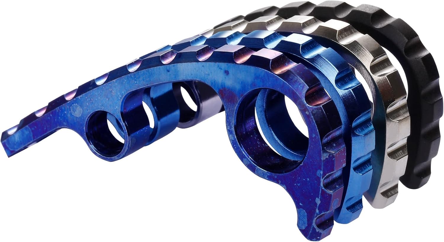 Anodized Titanium Back Spacer for Spyderco Para Military 3 (PM3), Not Fit FRN Lightweight Para 3, CNC Machined Spine Backspacer, Premium Custom Titanium Alloy Accessory – Black - Image 8