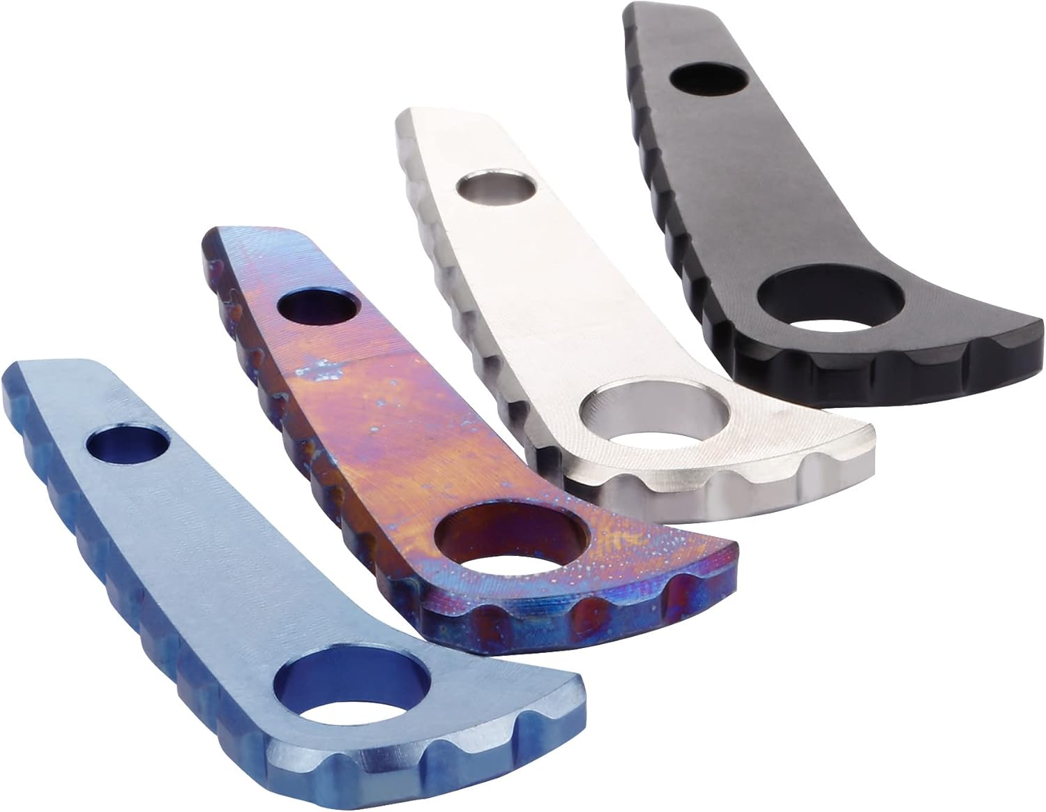 Back Spacer for Spyderco Paramilitary 2, Anodized Titanium Alloy CNC Spine Backspacer for C81, Premium Custom-made Accessory, Black - Image 6