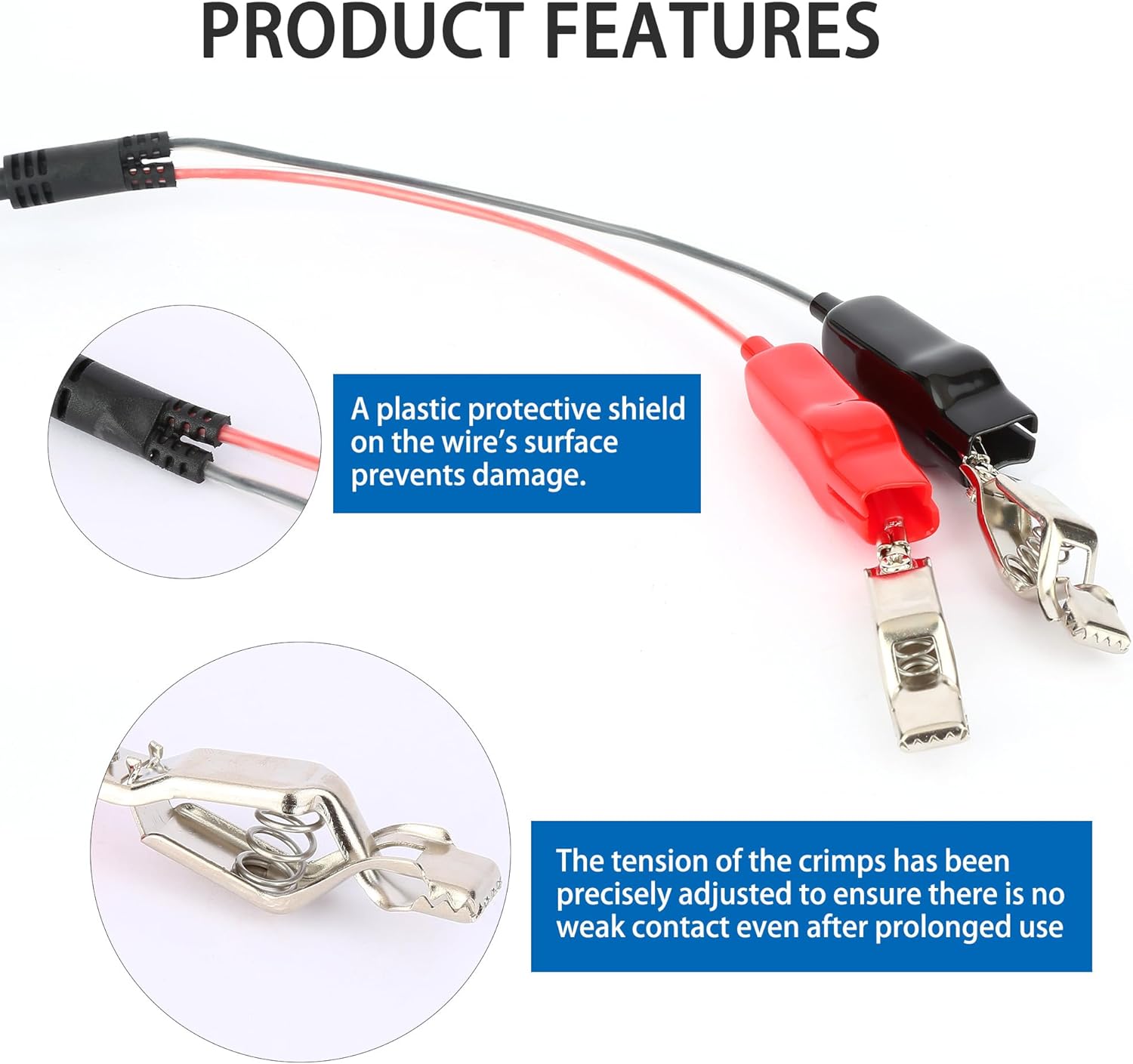 Electric Fishing Reel Power Cord - 10Ft Battery Connection Cable Fits for Daiwa Tanacom 1000 750 500, Seaborg 500MJ, Shimano, BeastMaster, Leobritz, ForceMaster - Image 4