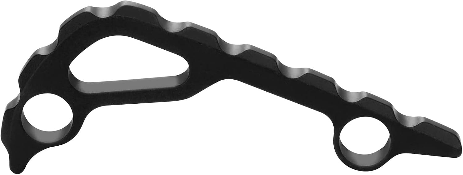 Back Spacer For Benchmade Bugout 535, Lightweight Aluminum Alloy CNC Back spacer, Premium Custom-made Aluminium Alloy Accessory, Black - Image 2