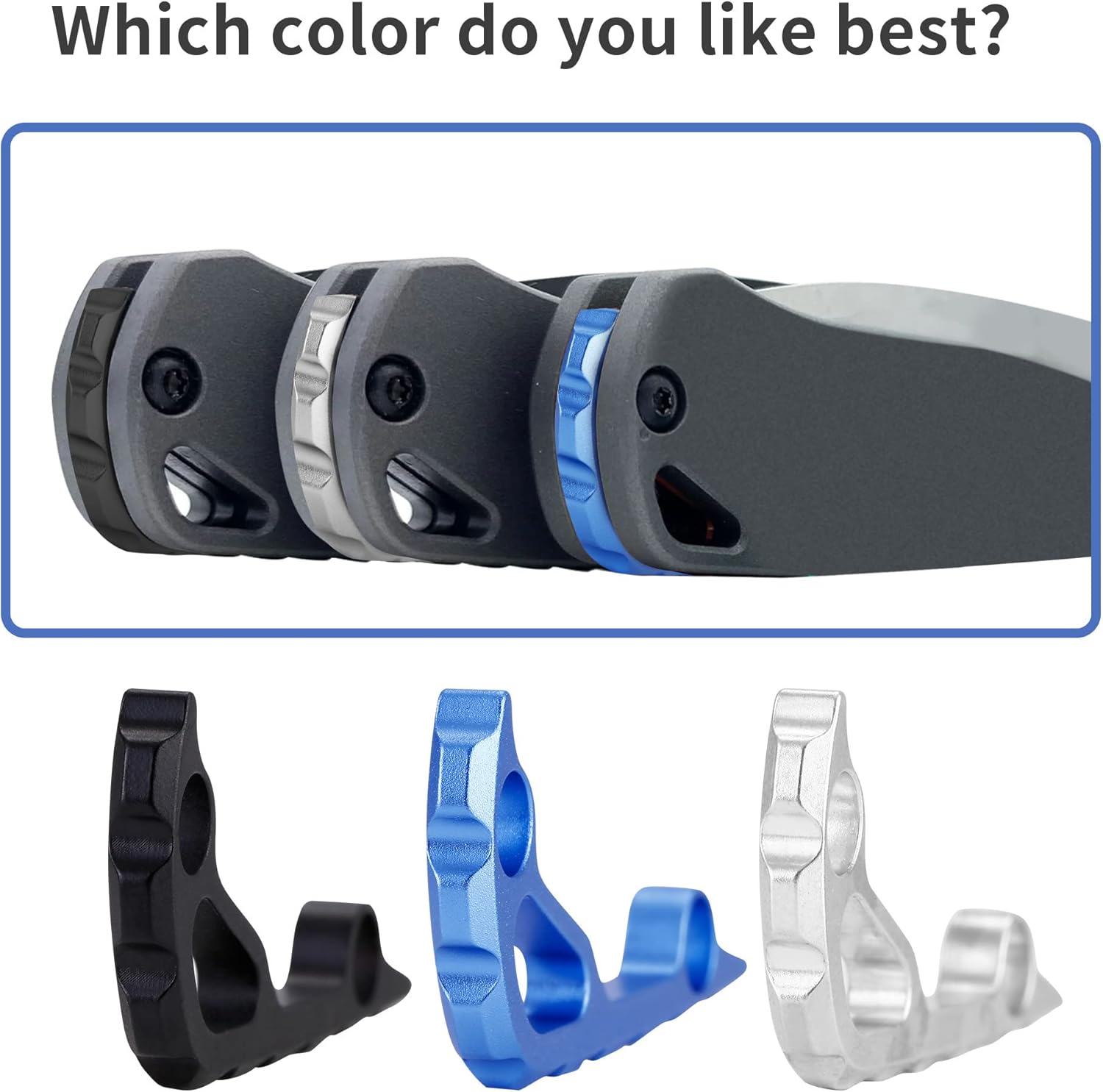 Back Spacer For Benchmade Bugout 535, Lightweight Aluminum Alloy CNC Back spacer, Premium Custom-made Aluminium Alloy Accessory, Black - Image 3