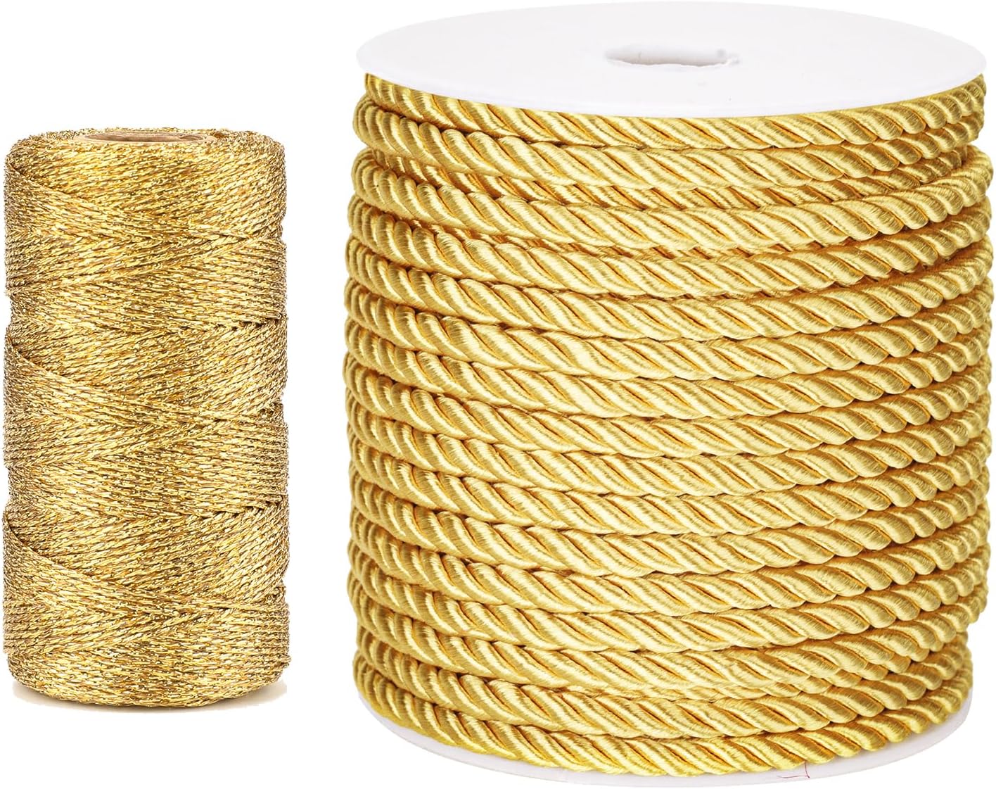 Gold Twine String and Gold Rope Bundle - Image 1
