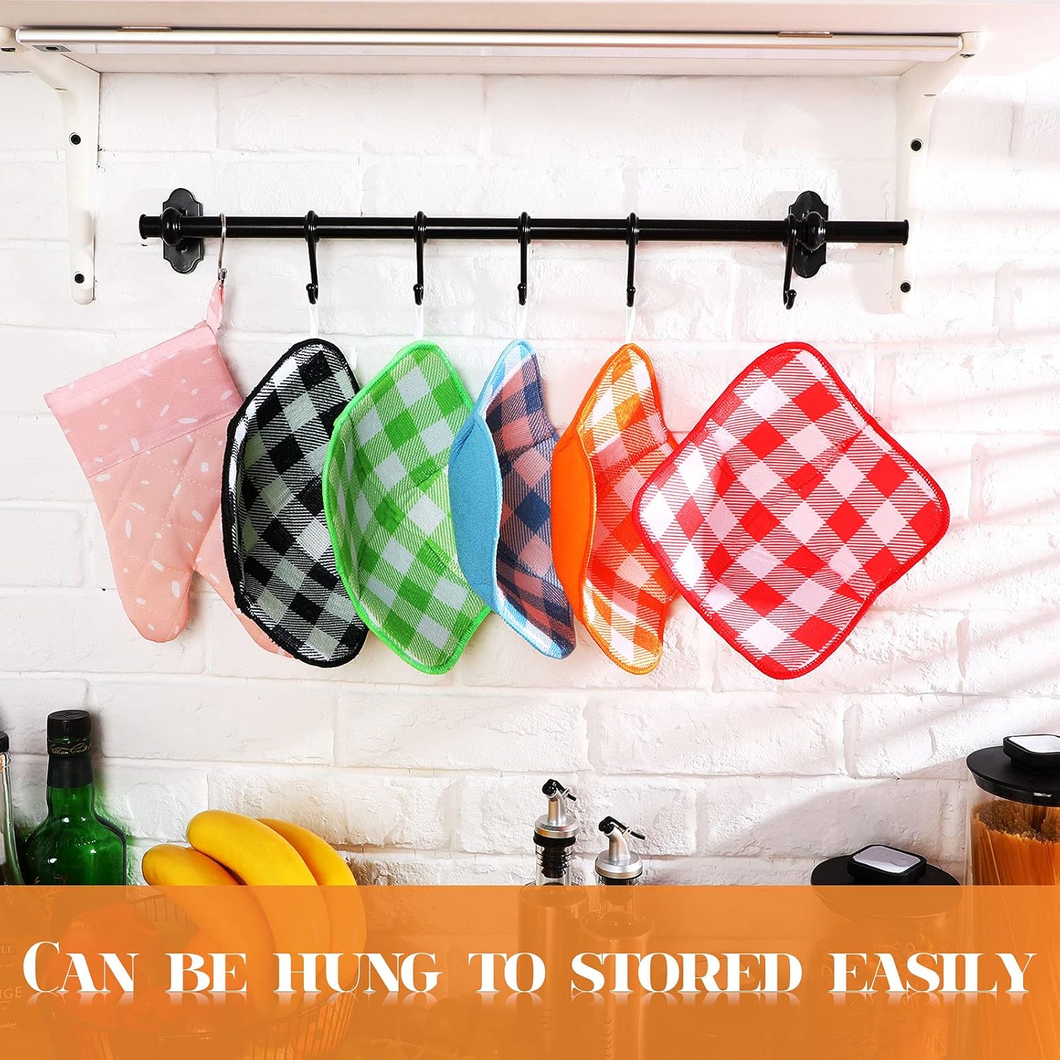 5 Pieces Hot Bowl Holder Microwave Safe Bowl Cozies Multipurpose Heat Proof Plate Holder to Prevent Hand from Heat and Maintain Food Warm (Red, Blue, Green, Yellow, Black) - Image 6