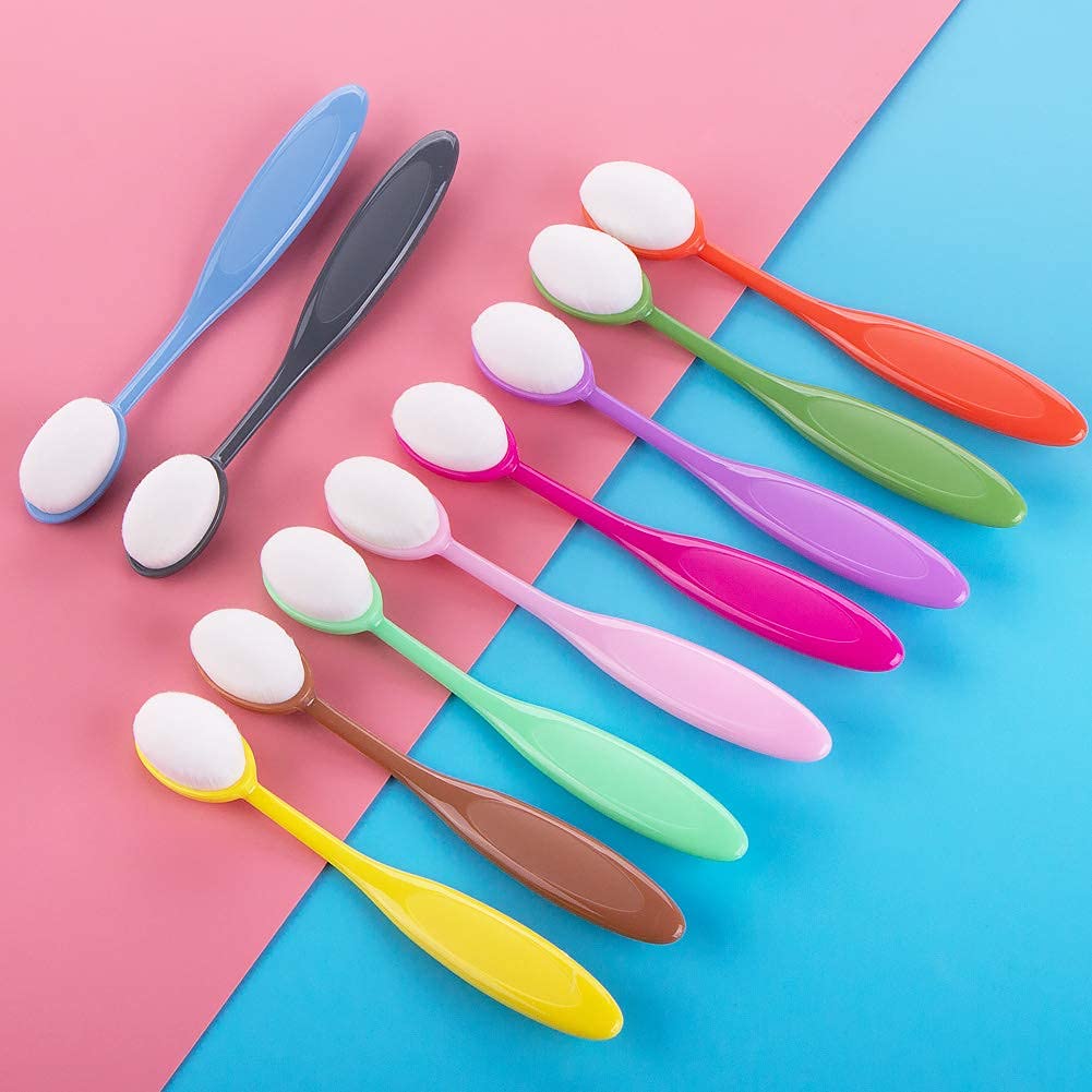 18 Pcs Color Coded Handle Ink Blending Brushes set tool blender for Crafts Card Making - Image 3