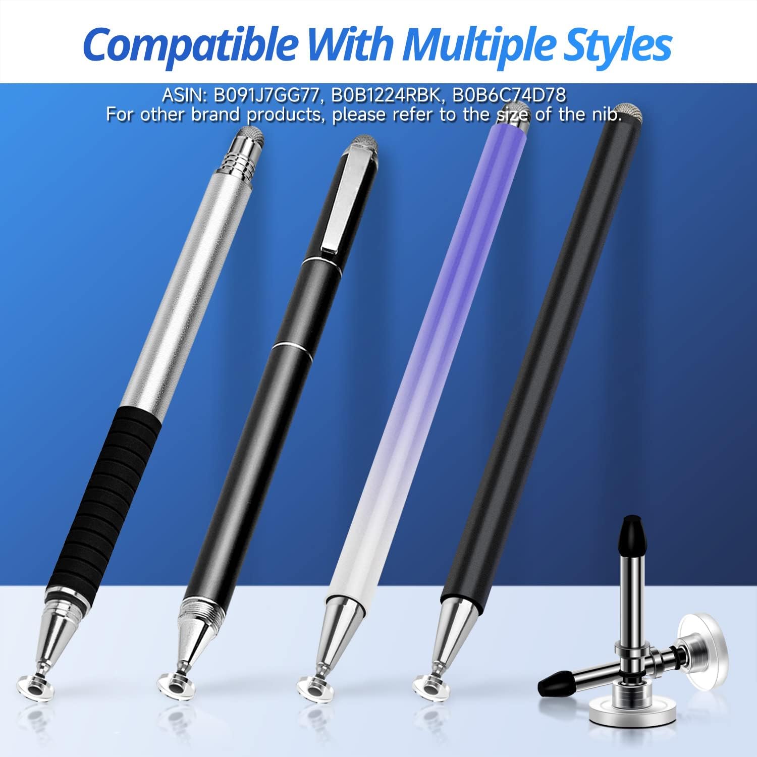 10pcs mesh Tips 12pcs disc Tips for Capacitive Touch Screen Stylus - Image 6
