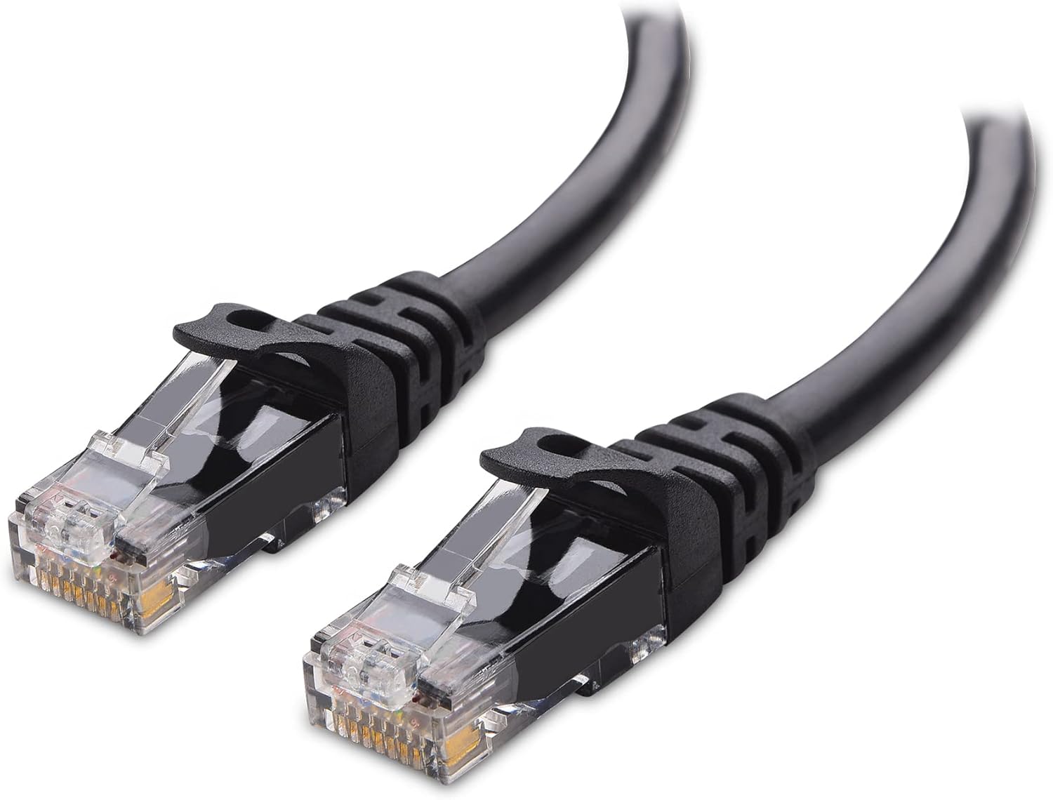 8-Pack Snagless Cat 5e Ethernet Cable - 5ft, Gigabit Cat5e Cable, Cat5e Ethernet Cord, Black - Image 3