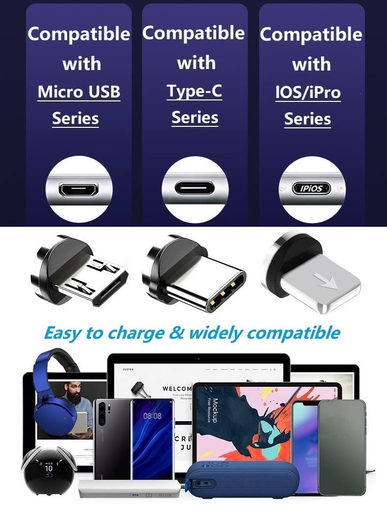 Magnetic Charging Tip Series,Type-c Tips 20pack,Just Magnetic Type-C Tips,Just USB-C Tip Without Cable&Non-Data - Image 5