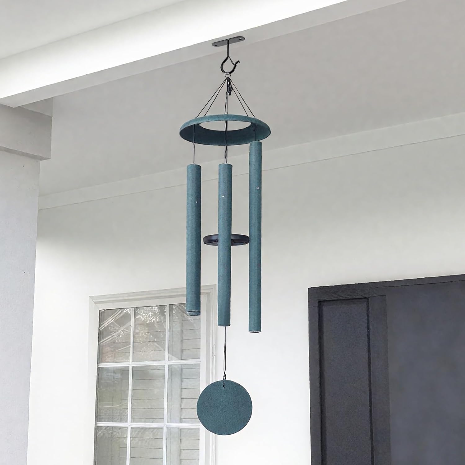 Heavy Duty Ceiling Hooks for Hanging Plants and String Lights, 2.36 Inch Plant Hook with Safety Latch, Ceiling Hanging Hook for Bird Feeders and Lanterns, Indoor Outdoor Use 40 lbs (Black, 6 Pcs) - Image 7