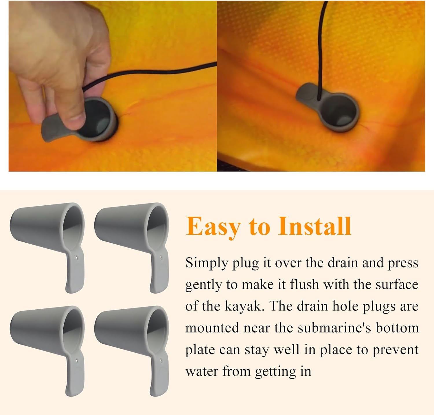 8 Pcs Kayak Scupper Hole Plugs Fits Scupper Holes 1
