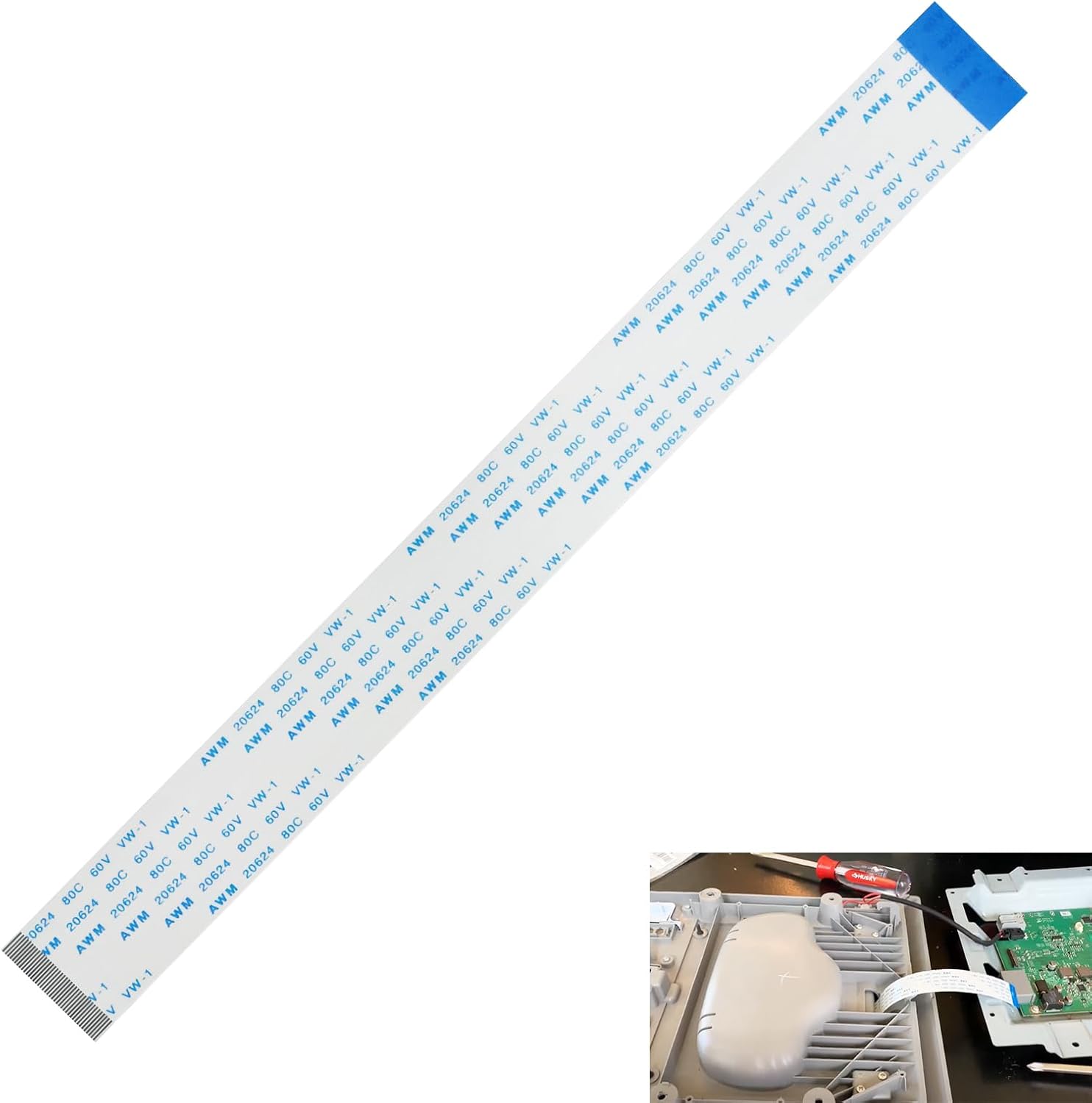 1 Pc Rear Seat Entertainment RSE DVD Monitor Repair Ribbon Cable, Compatible with Chevy Chevrolet Tahoe Suburban XL LS LT LTZ, Used to Fix The Video Entertainment System - Image 1