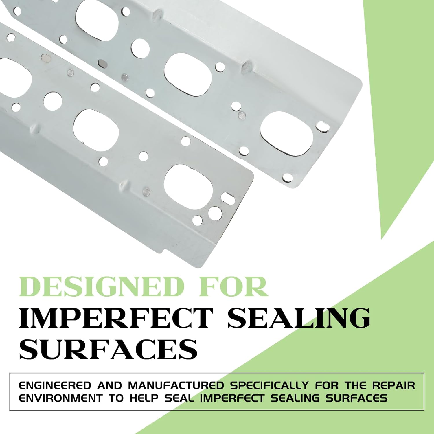 Exhaust Manifold Gasket Set with Bolts and Studs Exhaust Manifold Hardware Gasket Kit Compatible with Ram 5.7l with Bolt Studsv8 2009-2020 1500 2500 3500 Engines(Complete Left + Right) - Image 3